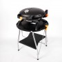 Портативний переносний газовий гриль O-GRILL 600T, чорний + адаптер А-Тип