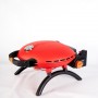 Портативний переносний газовий гриль O-GRILL 600T, червоний + адаптер А-Тип