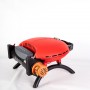 Портативний переносний газовий гриль O-GRILL 600T, червоний + адаптер А-Тип