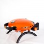 Портативний переносний газовий гриль O-GRILL 600T, помаранчевий адаптер А-Тип