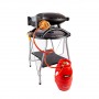 Портативний переносний газовий гриль O-GRILL 600T, синій адаптер А-Тип