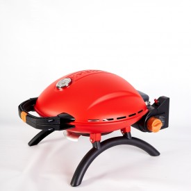  Портативный переносной газовый гриль O-GRILL 900Т, красный + адаптер А-Тип