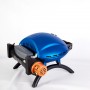 Портативний переносний газовий гриль O-GRILL 900T, синій адаптер А-Тип